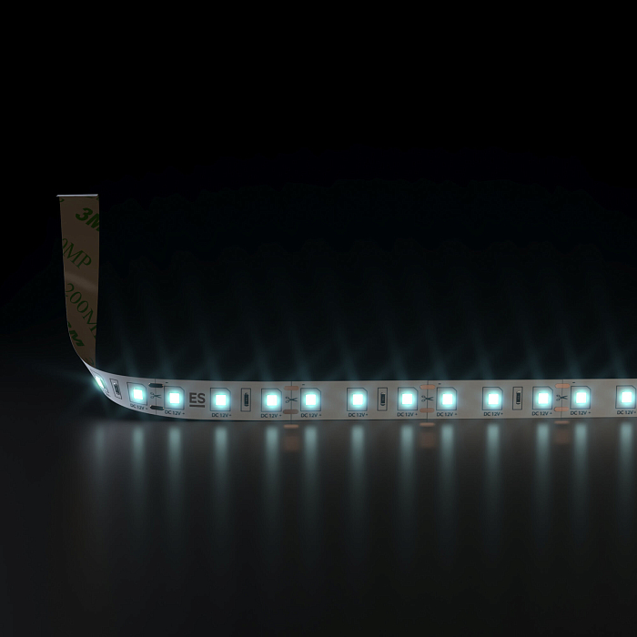 Светодиодная лента Elektrostandard Лента светодиодная 12V 9,6W 120Led 2835 IP20 холодный белый, 5м